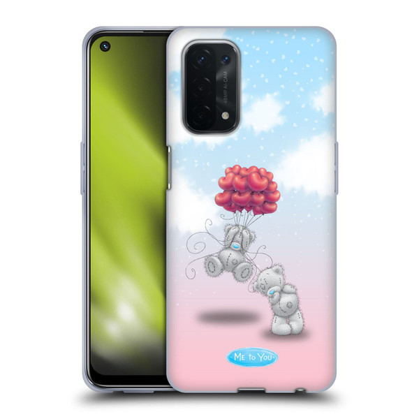 Me To You Classic Tatty Teddy Heart Balloons Soft Gel Case for OPPO A54 5G