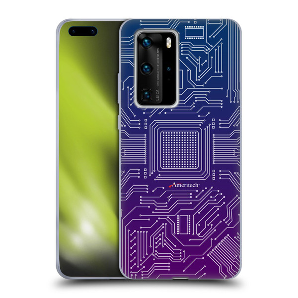 Ameritech Graphics Circuit Board Soft Gel Case for Huawei P40 Pro / P40 Pro Plus 5G