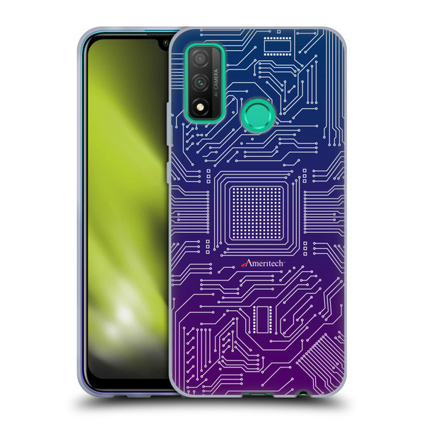 Ameritech Graphics Circuit Board Soft Gel Case for Huawei P Smart (2020)