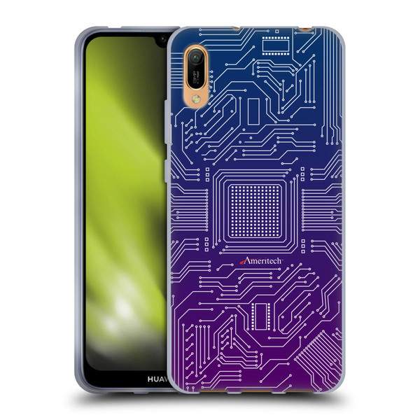 Ameritech Graphics Circuit Board Soft Gel Case for Huawei Y6 Pro (2019)