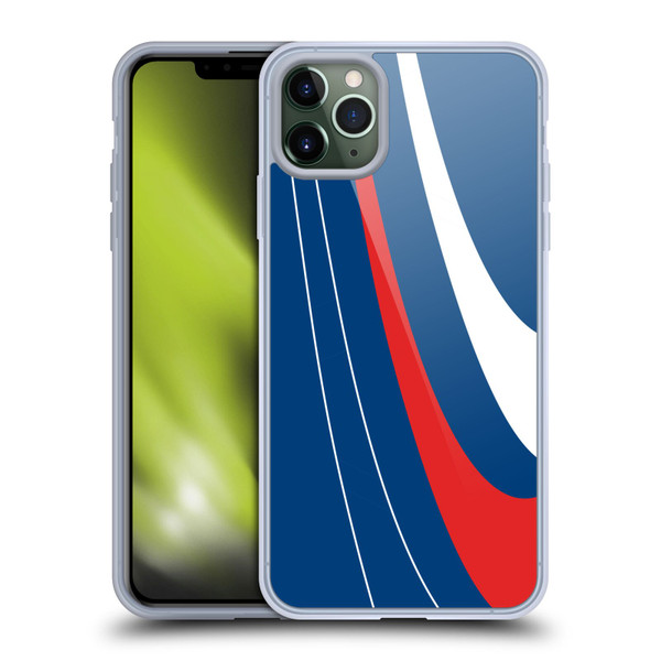 Ameritech Graphics Red And White Swirl Soft Gel Case for Apple iPhone 11 Pro Max