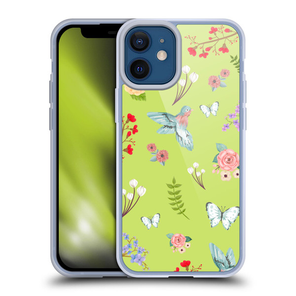 Ameritech Graphics Floral Soft Gel Case for Apple iPhone 12 Mini