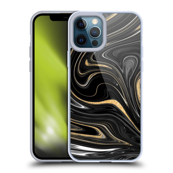 Ameritech Graphics Marble Agate Soft Gel Case for Apple iPhone 12 Pro Max