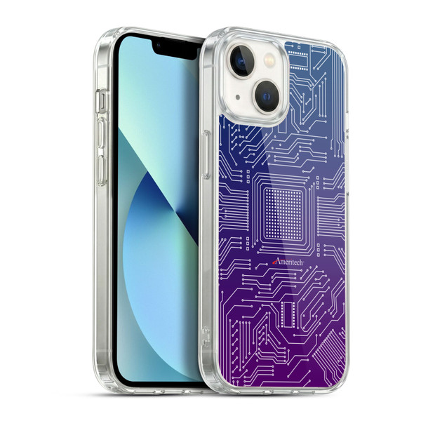 Ameritech Graphics Circuit Board Soft Gel Case for Apple iPhone 13