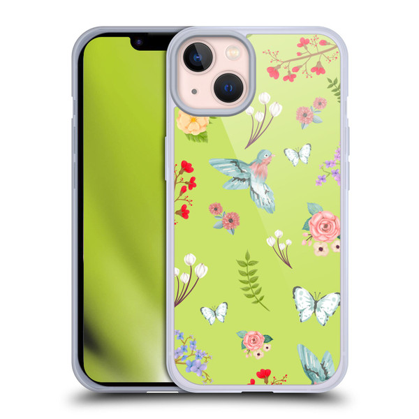 Ameritech Graphics Floral Soft Gel Case for Apple iPhone 13