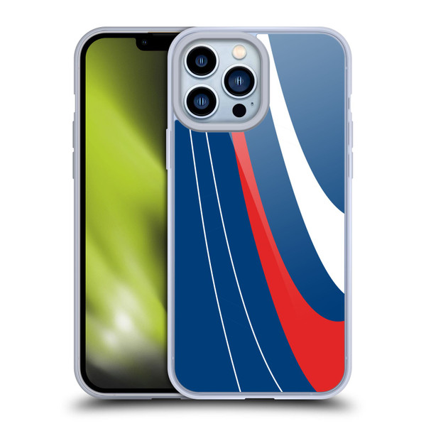 Ameritech Graphics Red And White Swirl Soft Gel Case for Apple iPhone 13 Pro Max