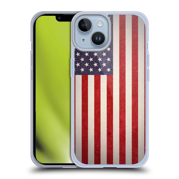 Ameritech Graphics American Flag Soft Gel Case for Apple iPhone 14