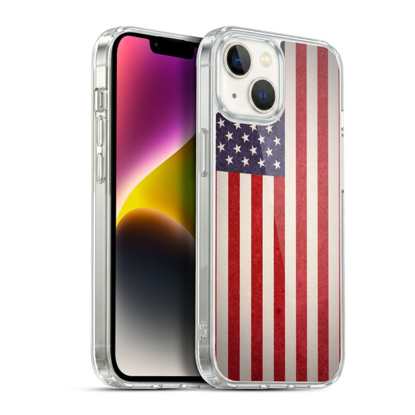 Ameritech Graphics American Flag Soft Gel Case for Apple iPhone 14