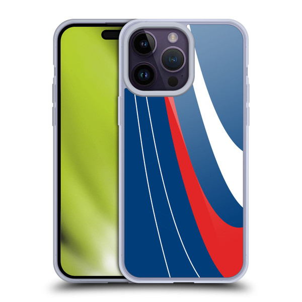 Ameritech Graphics Red And White Swirl Soft Gel Case for Apple iPhone 14 Pro Max