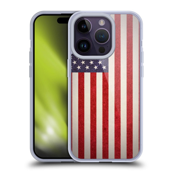 Ameritech Graphics American Flag Soft Gel Case for Apple iPhone 14 Pro