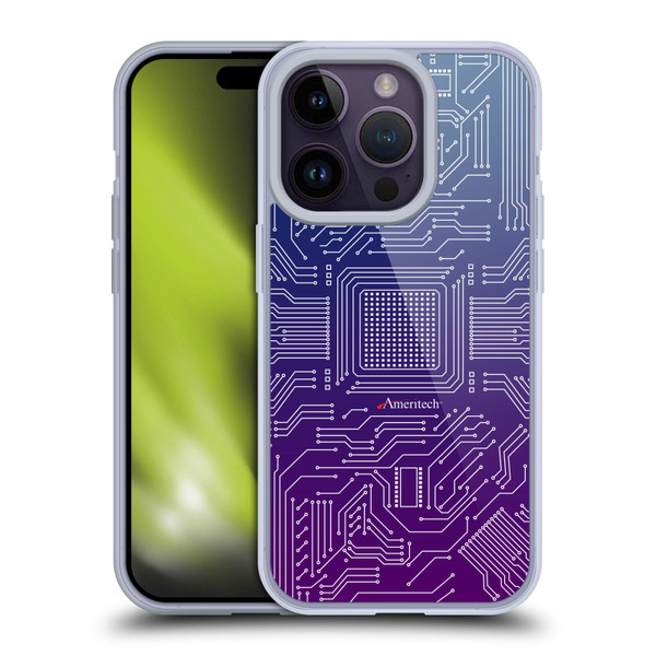 Ameritech Graphics Circuit Board Soft Gel Case for Apple iPhone 14 Pro