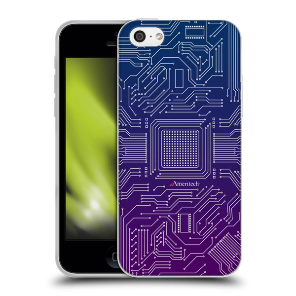 Ameritech Graphics Circuit Board Soft Gel Case for Apple iPhone 5c