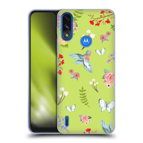 Ameritech Graphics Floral Soft Gel Case for Motorola Moto E7 Power / Moto E7i Power