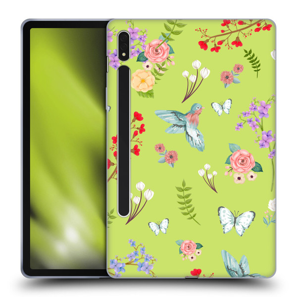 Ameritech Graphics Floral Soft Gel Case for Samsung Galaxy Tab S8