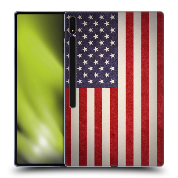 Ameritech Graphics American Flag Soft Gel Case for Samsung Galaxy Tab S8 Ultra