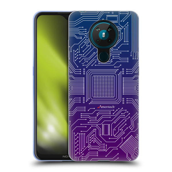 Ameritech Graphics Circuit Board Soft Gel Case for Nokia 5.3