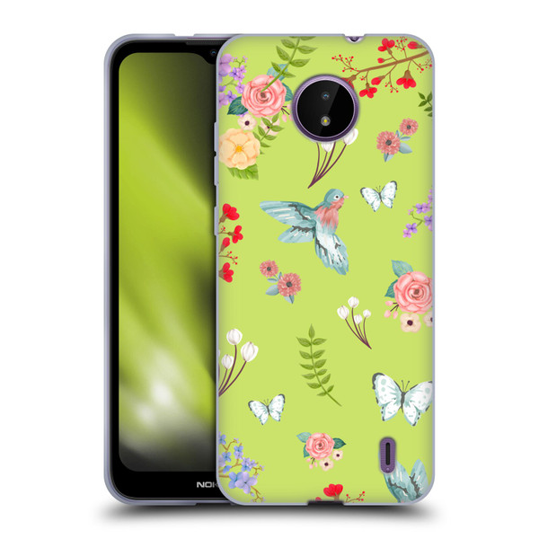 Ameritech Graphics Floral Soft Gel Case for Nokia C10 / C20