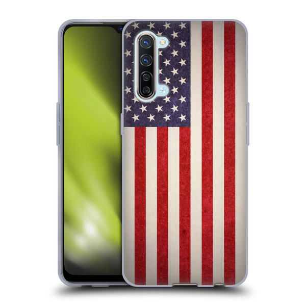 Ameritech Graphics American Flag Soft Gel Case for OPPO Find X2 Lite 5G
