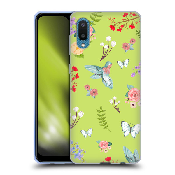 Ameritech Graphics Floral Soft Gel Case for Samsung Galaxy A02/M02 (2021)