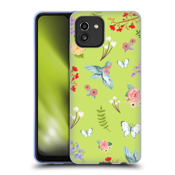 Ameritech Graphics Floral Soft Gel Case for Samsung Galaxy A03 (2021)