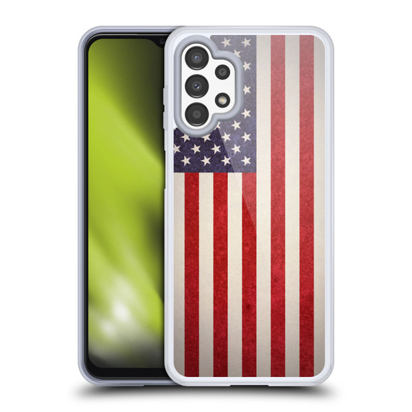 Ameritech Graphics American Flag Soft Gel Case for Samsung Galaxy A13 (2022)