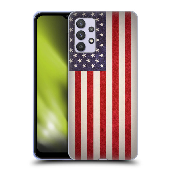 Ameritech Graphics American Flag Soft Gel Case for Samsung Galaxy A32 5G / M32 5G (2021)