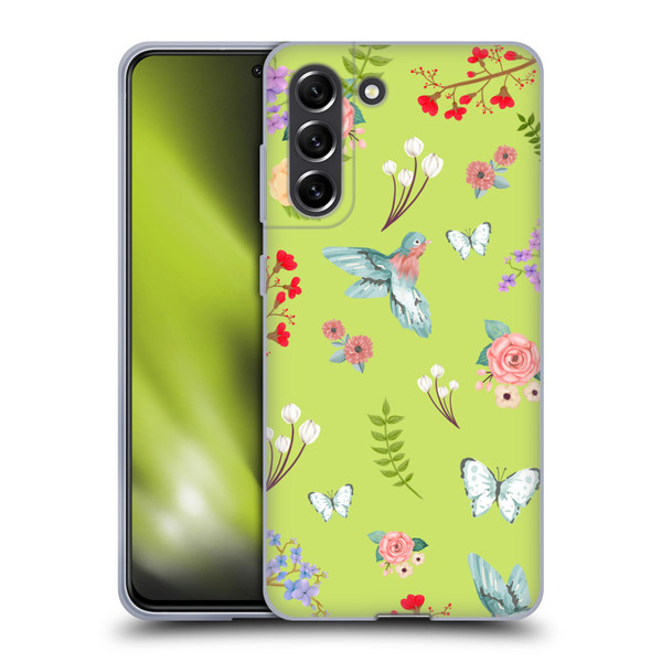 Ameritech Graphics Floral Soft Gel Case for Samsung Galaxy S21 FE 5G