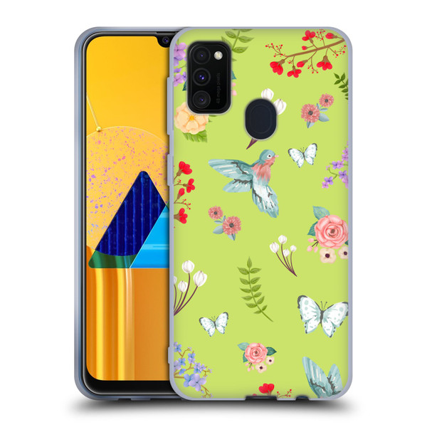Ameritech Graphics Floral Soft Gel Case for Samsung Galaxy M30s (2019)/M21 (2020)