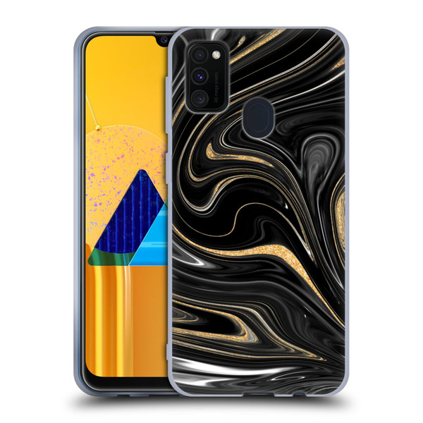 Ameritech Graphics Marble Agate Soft Gel Case for Samsung Galaxy M30s (2019)/M21 (2020)