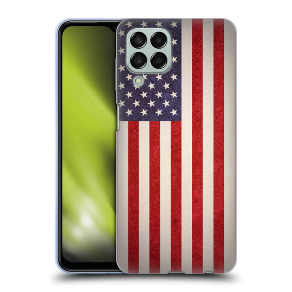Ameritech Graphics American Flag Soft Gel Case for Samsung Galaxy M33 (2022)