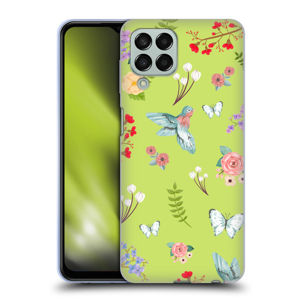 Ameritech Graphics Floral Soft Gel Case for Samsung Galaxy M33 (2022)