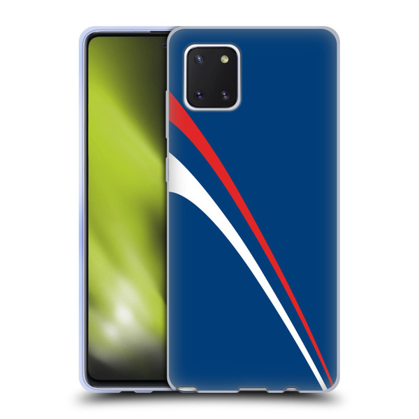 Ameritech Graphics Red And White Lines Soft Gel Case for Samsung Galaxy Note10 Lite