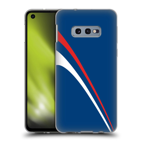 Ameritech Graphics Red And White Lines Soft Gel Case for Samsung Galaxy S10e
