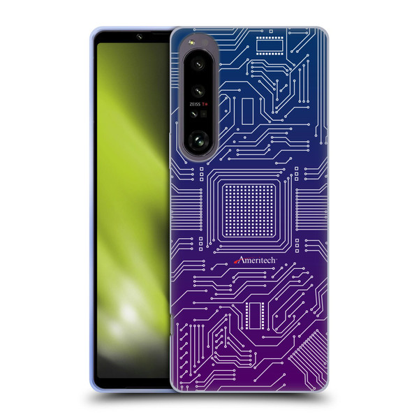 Ameritech Graphics Circuit Board Soft Gel Case for Sony Xperia 1 IV