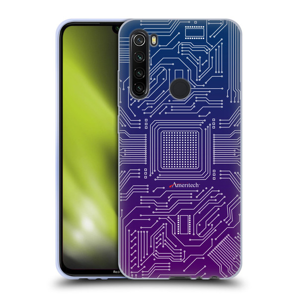 Ameritech Graphics Circuit Board Soft Gel Case for Xiaomi Redmi Note 8T