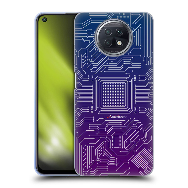 Ameritech Graphics Circuit Board Soft Gel Case for Xiaomi Redmi Note 9T 5G
