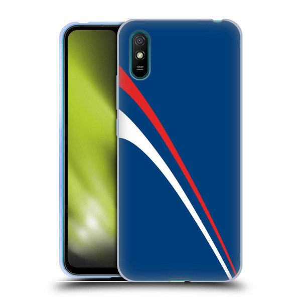 Ameritech Graphics Red And White Lines Soft Gel Case for Xiaomi Redmi 9A / Redmi 9AT
