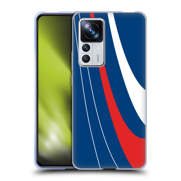 Ameritech Graphics Red And White Swirl Soft Gel Case for Xiaomi 12T Pro