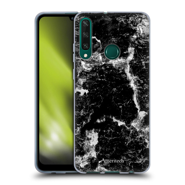 Ameritech Graphics Black Marble Soft Gel Case for Huawei Y6p