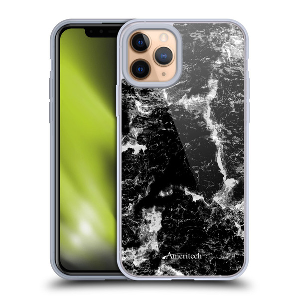 Ameritech Graphics Black Marble Soft Gel Case for Apple iPhone 11 Pro