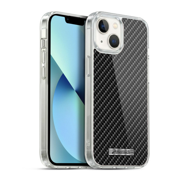 Ameritech Graphics Carbon Fiber Print Soft Gel Case for Apple iPhone 13