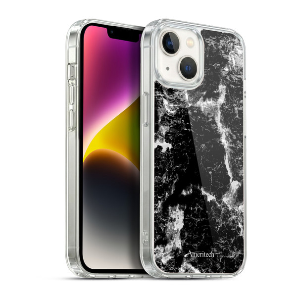 Ameritech Graphics Black Marble Soft Gel Case for Apple iPhone 14