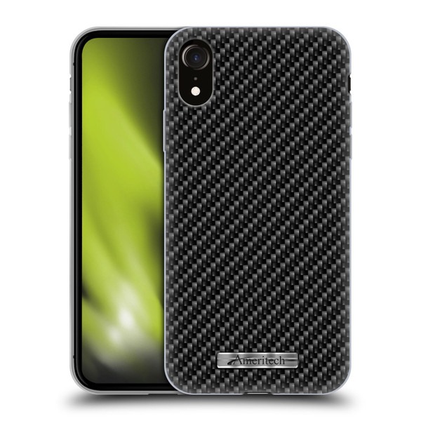 Ameritech Graphics Carbon Fiber Print Soft Gel Case for Apple iPhone XR