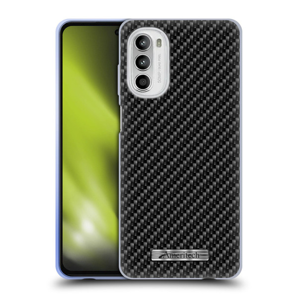 Ameritech Graphics Carbon Fiber Print Soft Gel Case for Motorola Moto G52
