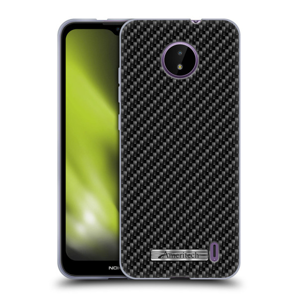 Ameritech Graphics Carbon Fiber Print Soft Gel Case for Nokia C10 / C20