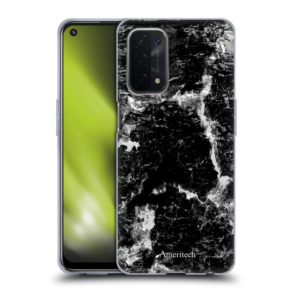 Ameritech Graphics Black Marble Soft Gel Case for OPPO A54 5G