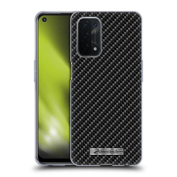 Ameritech Graphics Carbon Fiber Print Soft Gel Case for OPPO A54 5G