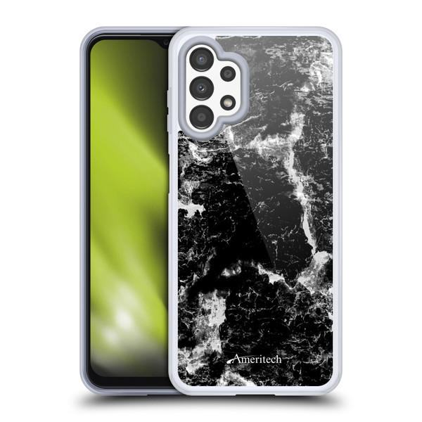 Ameritech Graphics Black Marble Soft Gel Case for Samsung Galaxy A13 (2022)