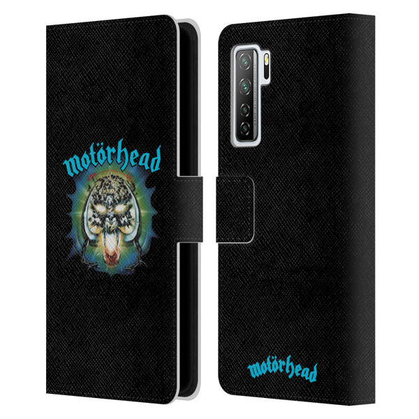 Motorhead Album Covers Overkill Leather Book Wallet Case Cover For Huawei Nova 7 SE/P40 Lite 5G