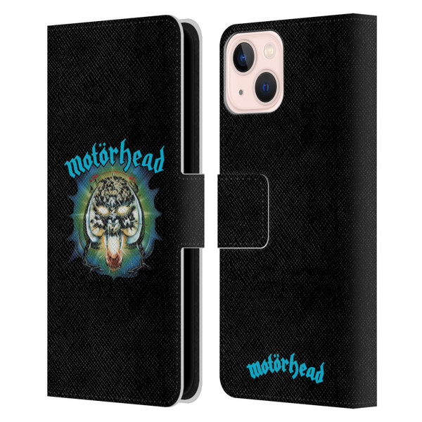 Motorhead Album Covers Overkill Leather Book Wallet Case Cover For Apple iPhone 13